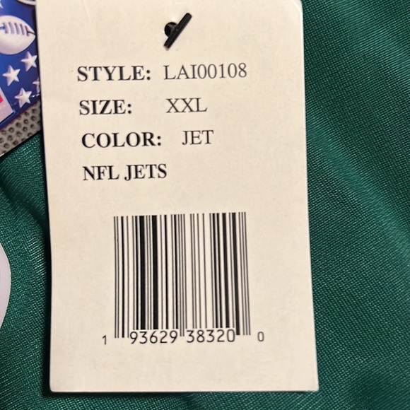 New York Jets  NFL Team Apparel Men’s XXL Jacket - Picture 8 of 8